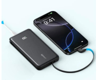 ANKER Zolo Power Bank 10000mAh 22.5W Built-In USB-C Cable Black A110DH11 - 1371534 - zdjęcie 4